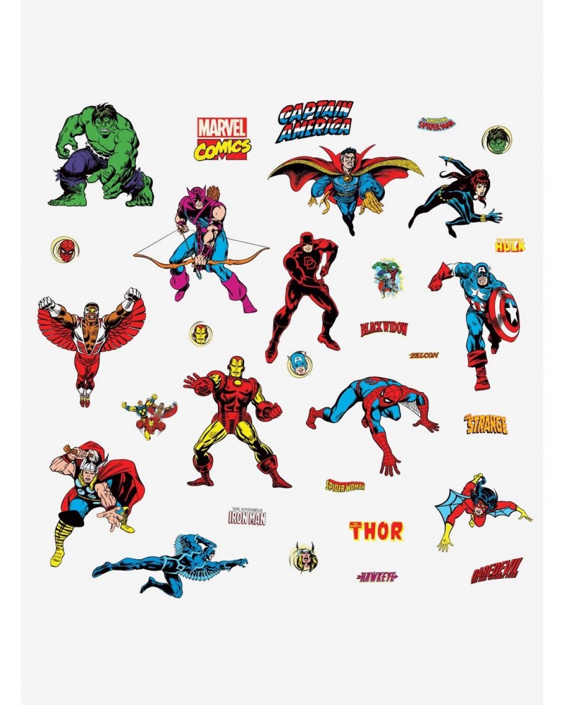 Marvel Avengers Classics Peel And Stick Wall Decals $7.18 Decals