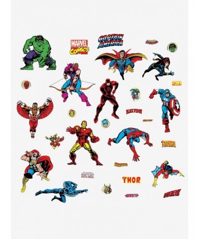 Marvel Avengers Classics Peel And Stick Wall Decals $7.18 Decals