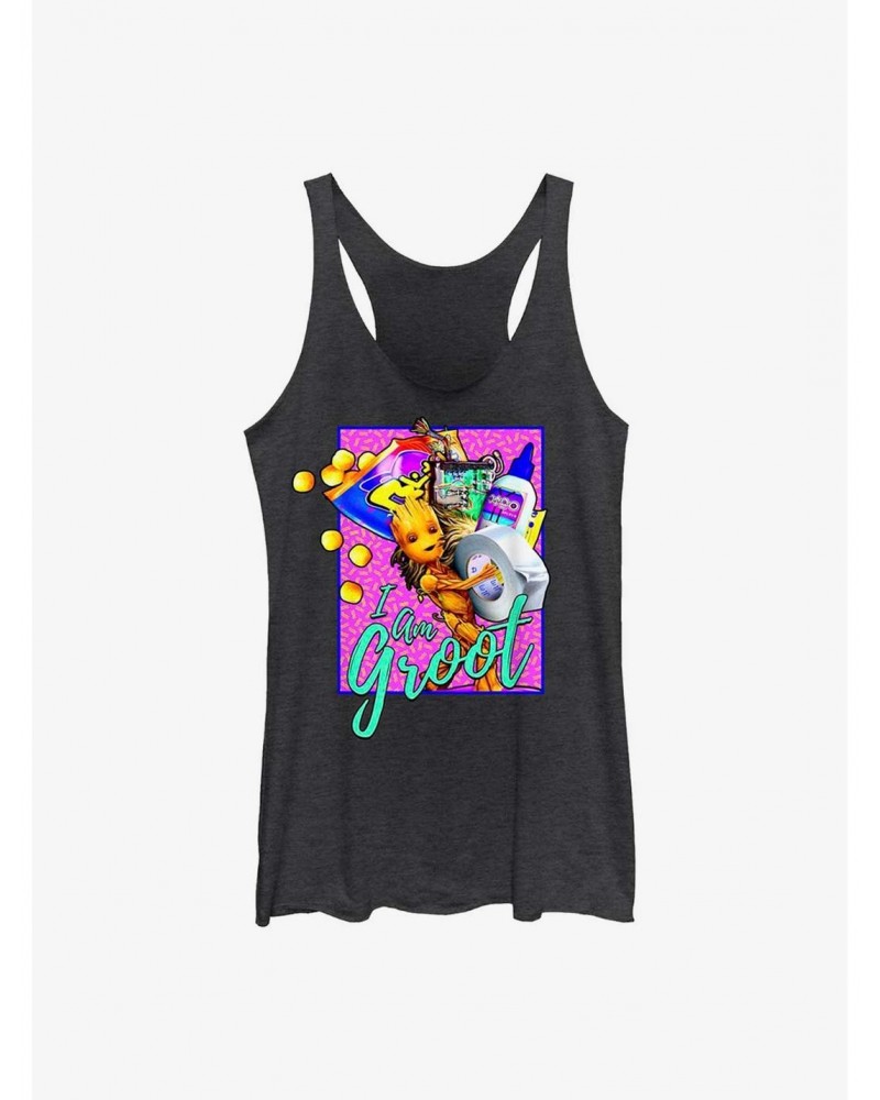 Marvel Guardians of the Galaxy Rad Groot Girls Tank $9.12 Tanks