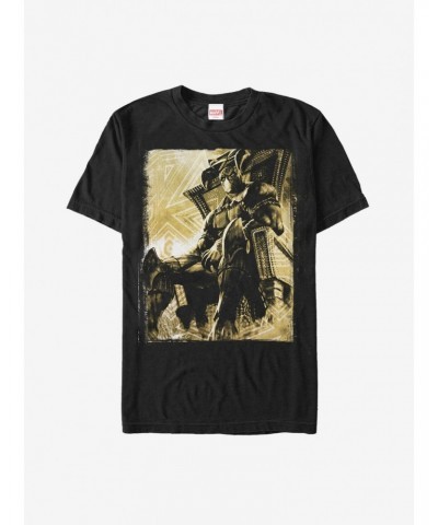 Marvel Black Panther Throne T-Shirt $6.31 T-Shirts