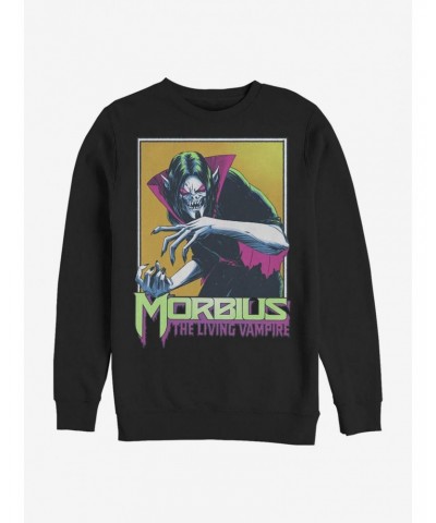 Marvel Morbius Framed Morbius Crew Sweatshirt $14.46 Sweatshirts