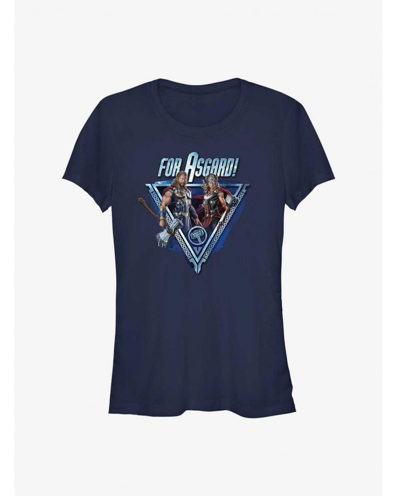 Marvel Thor: Love and Thunder For Asgard Girls T-Shirt $8.96 T-Shirts