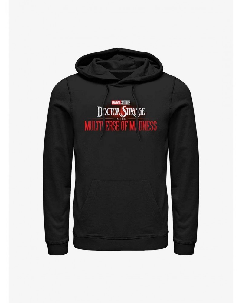 Marvel Doctor Strange In The Multiverse of Madness Logo Hoodie $15.80 Hoodies