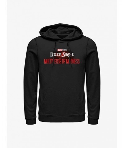 Marvel Doctor Strange In The Multiverse of Madness Logo Hoodie $15.80 Hoodies