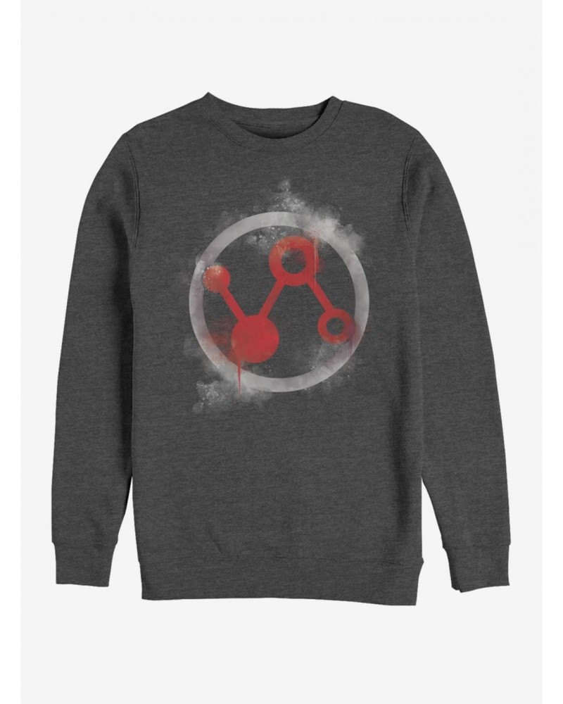 Marvel Avengers: Endgame Ant-Man Spray Logo Charcoal Grey Sweatshirt $12.99 Sweatshirts