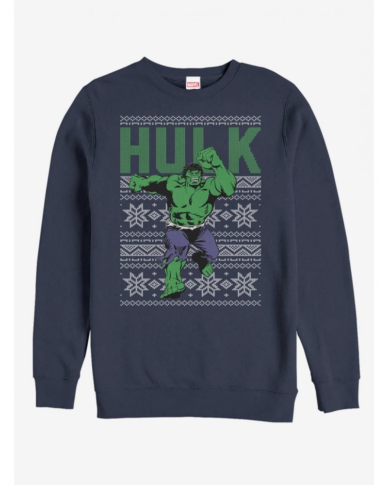 Marvel Hulk Ugly Christmas Sweater Sweatshirt $14.17 Sweatshirts