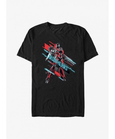 Marvel Black Panther: Wakanda Forever Ironheart Badge Extra Soft T-Shirt $10.29 T-Shirts