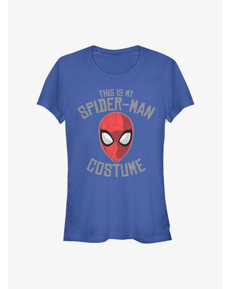 Marvel Spider-Man This Is My Spider-Man Costume Girls T-Shirt $9.96 T-Shirts