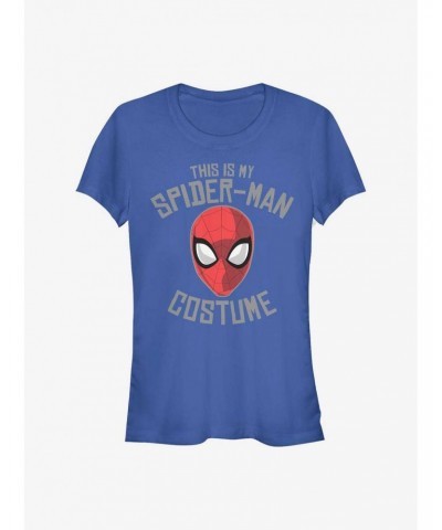 Marvel Spider-Man This Is My Spider-Man Costume Girls T-Shirt $9.96 T-Shirts