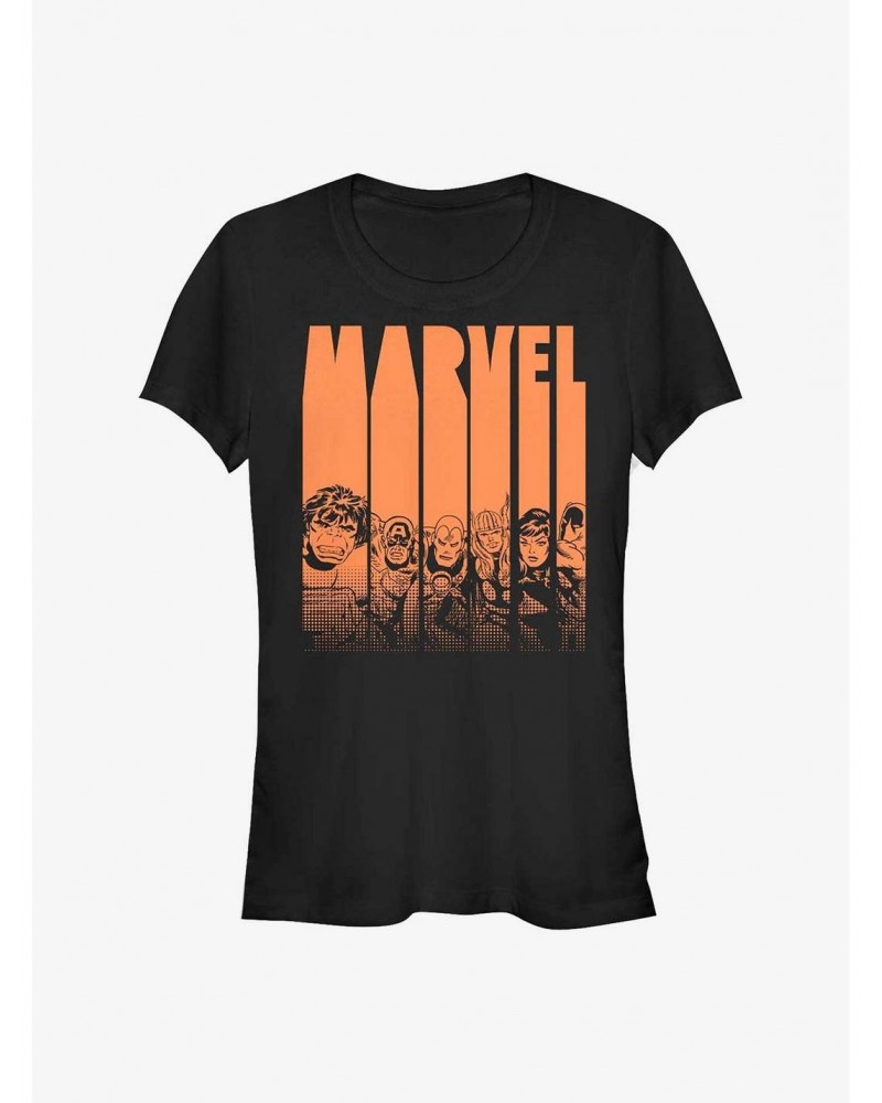 Marvel Avengers Candy Avengers Girls T-Shirt $7.57 T-Shirts