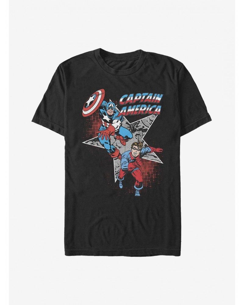 Marvel Captain America Bucky Team T-Shirt $6.31 T-Shirts