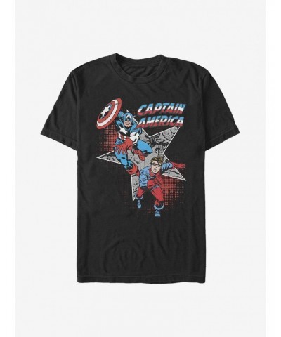 Marvel Captain America Bucky Team T-Shirt $6.31 T-Shirts