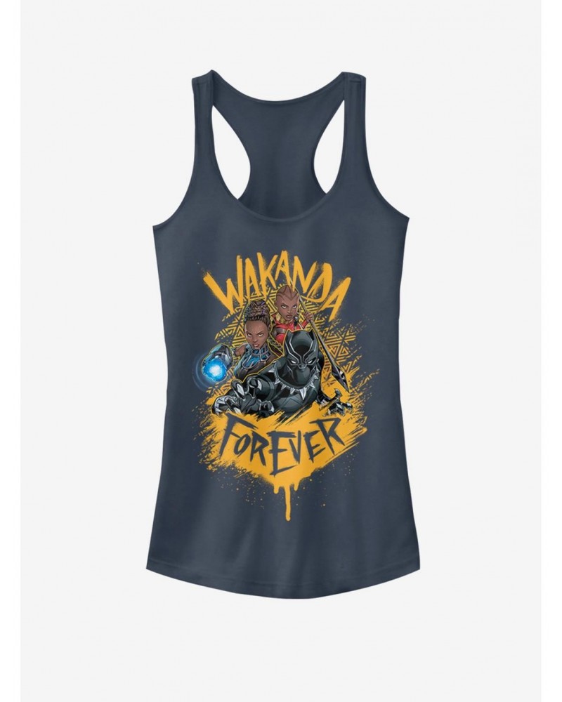 Marvel Black Panther Panther Trinity Girls Tank $7.77 Tanks