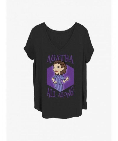 Marvel WandaVision It Was Agatha Girls T-Shirt Plus Size $8.55 T-Shirts