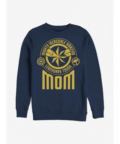 Marvel Avengers Mom Tonal Badges Crew Sweatshirt $11.51 Sweatshirts