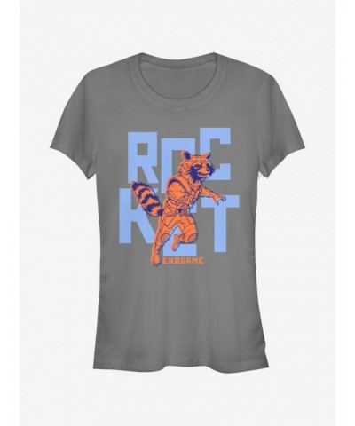 Marvel Guardians Of The Galaxy Text Pop Rocket Girls T-Shirt $9.56 T-Shirts