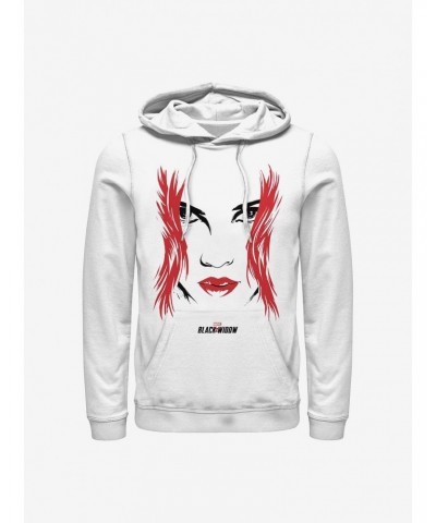 Marvel Black Widow Widow Face Hoodie $17.24 Hoodies