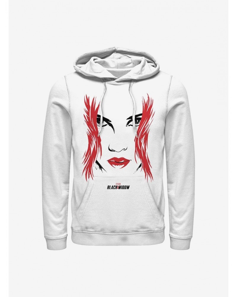 Marvel Black Widow Widow Face Hoodie $17.24 Hoodies