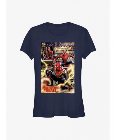 Marvel Spider-Man: No Way Home Comic Girls T-Shirt $8.96 T-Shirts