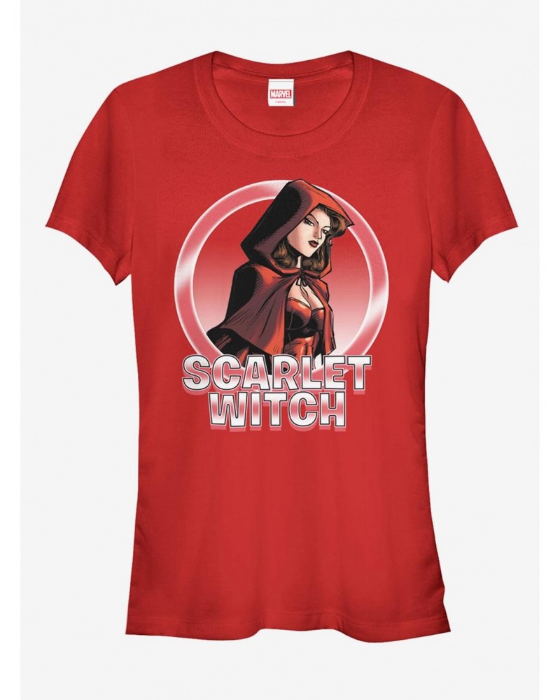 Marvel Scarlet Witch Circle Girls T-Shirt $6.77 T-Shirts