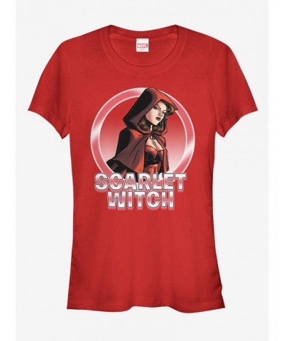 Marvel Scarlet Witch Circle Girls T-Shirt $6.77 T-Shirts