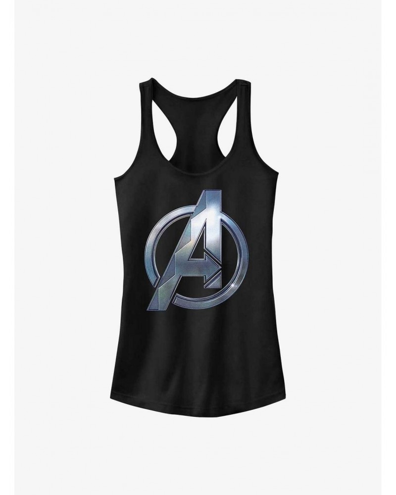 Marvel Black Panther: Wakanda Forever Wakanda Avengers Symbol Girls Tank $9.56 Tanks