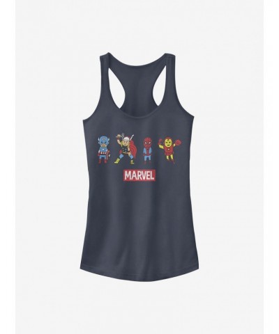 Marvel Avengers Pop Art Group Girls Tank $9.96 Tanks