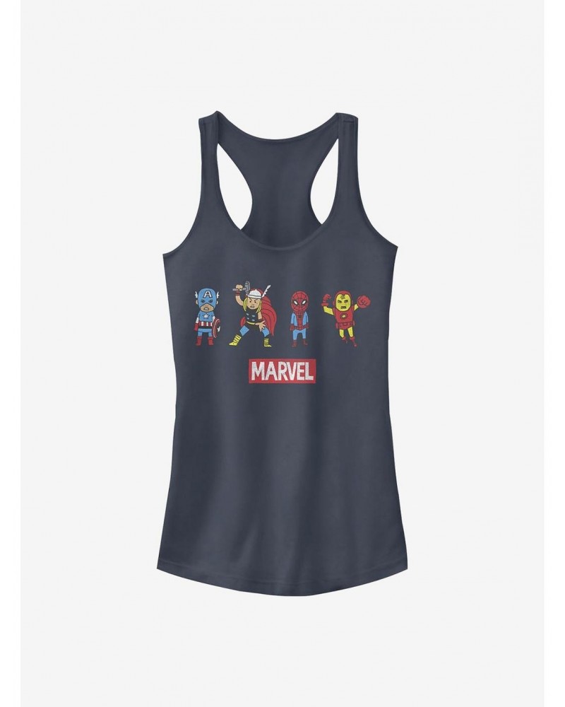 Marvel Avengers Pop Art Group Girls Tank $9.96 Tanks