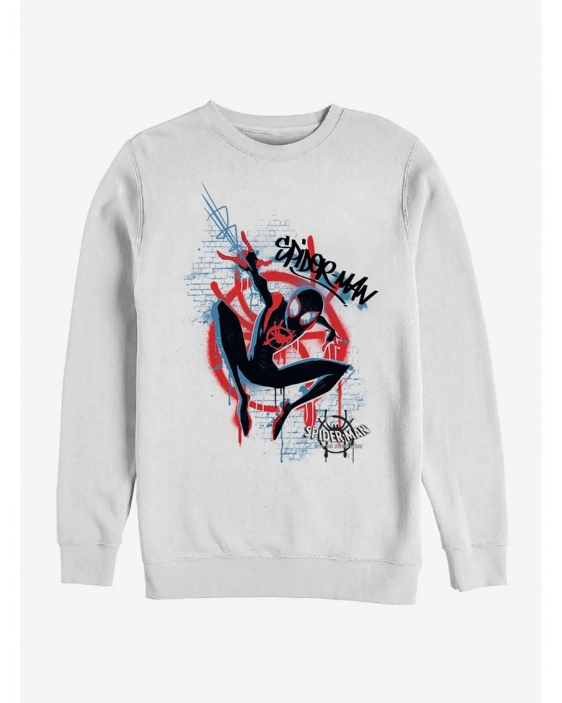 Marvel Spider-Man Graffiti Spider Sweatshirt $10.04 Sweatshirts