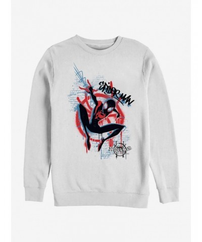 Marvel Spider-Man Graffiti Spider Sweatshirt $10.04 Sweatshirts