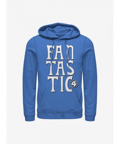 Marvel Fantastic Four Fantastic Words Hoodie $17.60 Hoodies