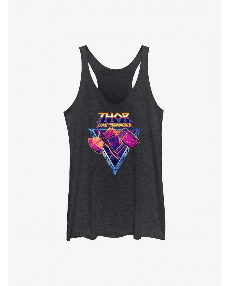 Marvel Thor: Love and Thunder Mjolnir and Stormbreaker Girls Tank $7.67 Tanks