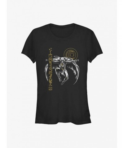 Marvel Moon Knight Gliph Lift Girls T-Shirt $8.76 T-Shirts