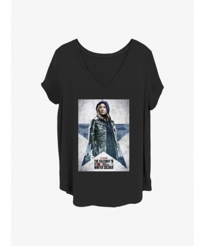 Marvel The Falcon and the Winter Soldier Carter Poster Girls T-Shirt Plus Size $10.87 T-Shirts