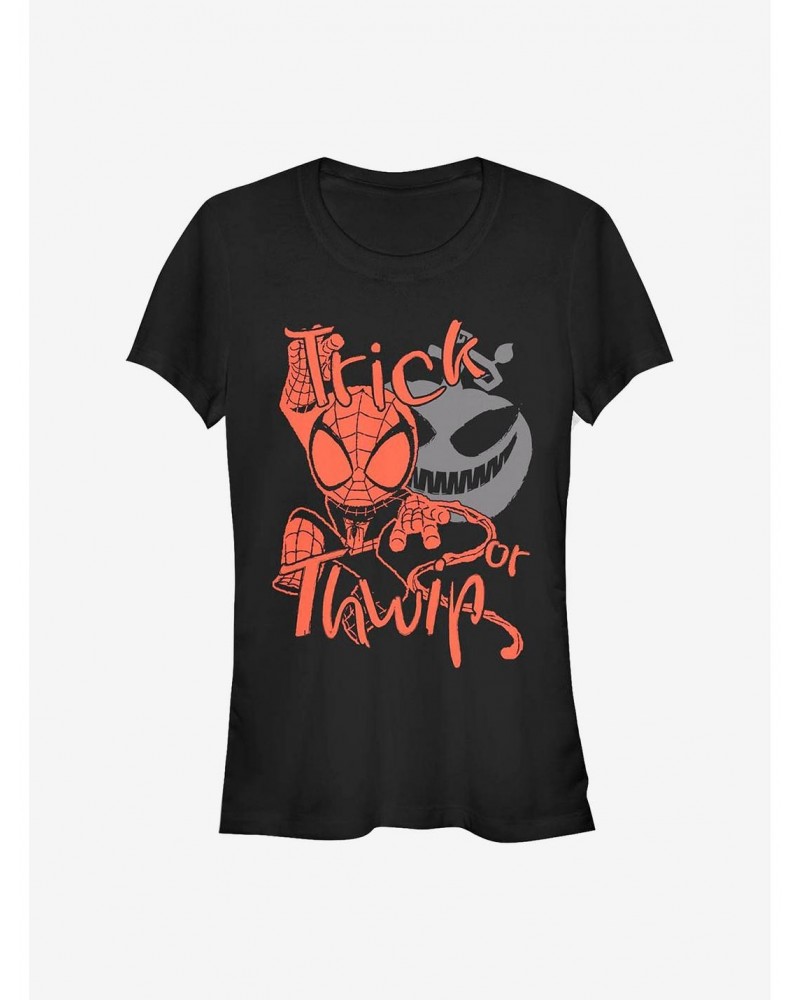 Marvel Spider-Man Spiderman Halloween Girls T-Shirt $6.37 T-Shirts