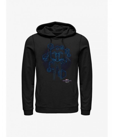 Marvel Spider-Man: No Way Home Blue Print Ready Hoodie $13.29 Hoodies