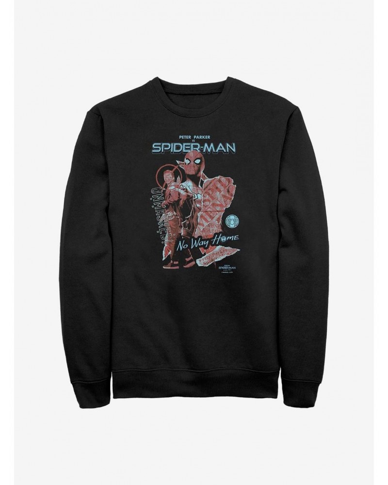 Marvel Spider-Man Peter Parker Is Spider-Man Crew Sweatshirt $12.40 Sweatshirts