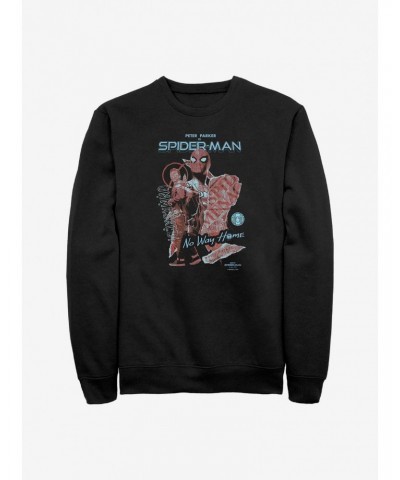 Marvel Spider-Man Peter Parker Is Spider-Man Crew Sweatshirt $12.40 Sweatshirts