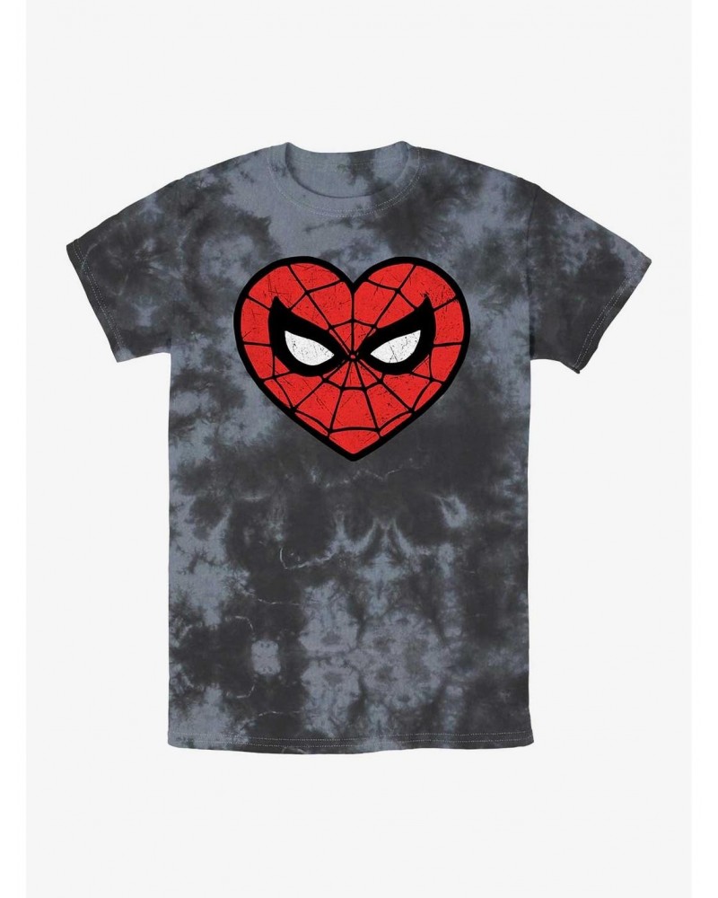 Marvel Spider-Man Spidey Heartbreaker Tie-Dye T-Shirt $6.63 T-Shirts