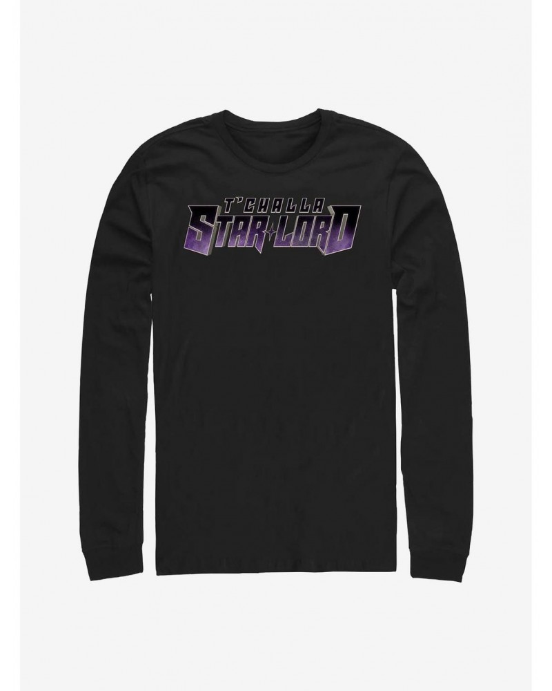 Marvel What If...? T'Challa Was Star-Lord Long-Sleeve T-Shirt $8.69 T-Shirts