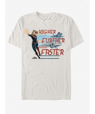 Marvel Captain Marvel Stream Jets T-Shirt $7.65 T-Shirts