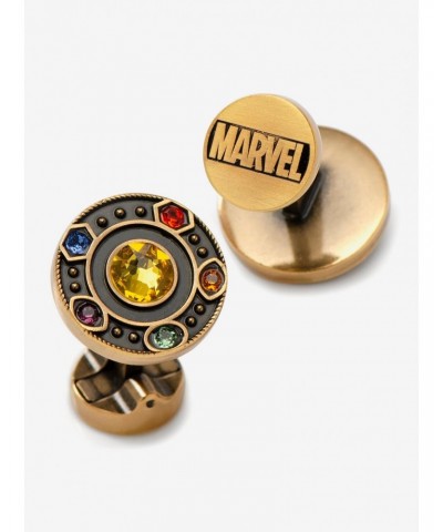 Marvel Avengers Infinity Stones Antique Gold Cufflinks $43.63 Cufflinks