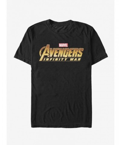 Marvel Avengers: Infinity War Filled Logo T-Shirt $7.46 T-Shirts