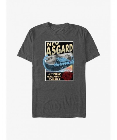 Marvel Thor: Love And Thunder New Asgard Destination T-Shirt $8.99 T-Shirts