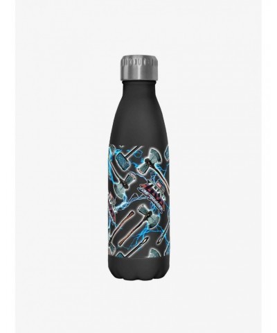 Marvel Thor: Love and Thunder Weapons Pattern Stainless Steel Water Bottle $5.98 Water Bottles