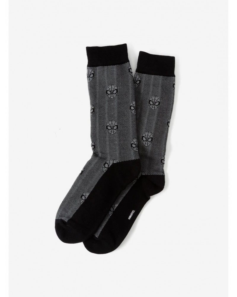 Marvel Spider-Man Herringbone Black Sock $6.37 Socks