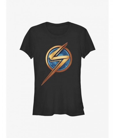 Marvel Ms. Marvel Logo Icon Girls T-Shirt $8.96 T-Shirts