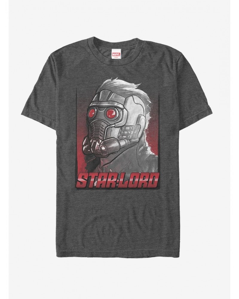 Marvel Guardians of the Galaxy Star-Lord Profile T-Shirt $6.88 T-Shirts