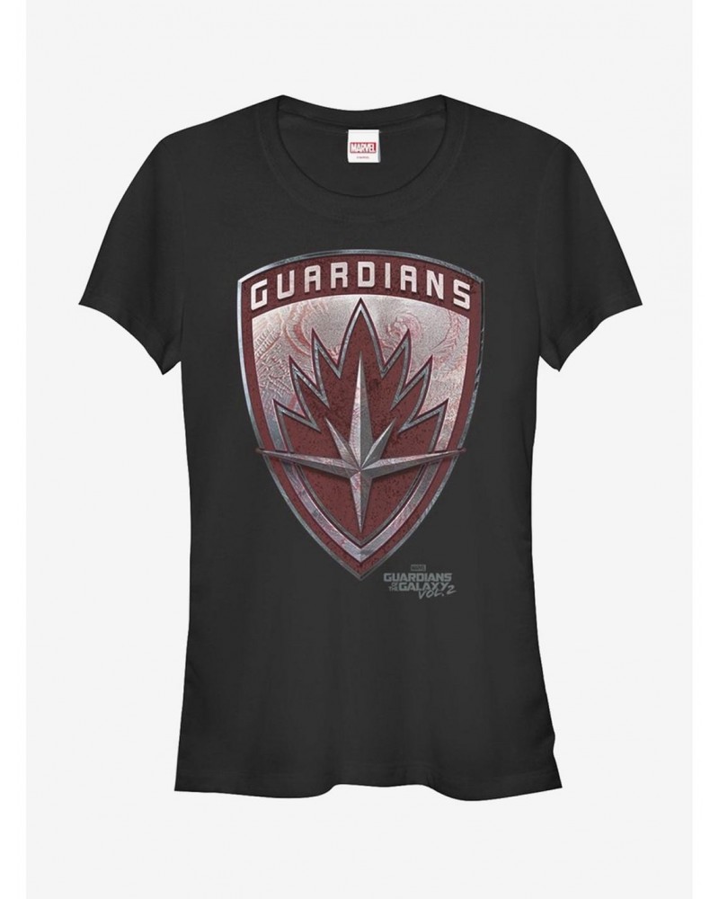 Marvel Guardians of the Galaxy Vol. 2 Tattoo Shield Girls T-Shirt $9.36 T-Shirts