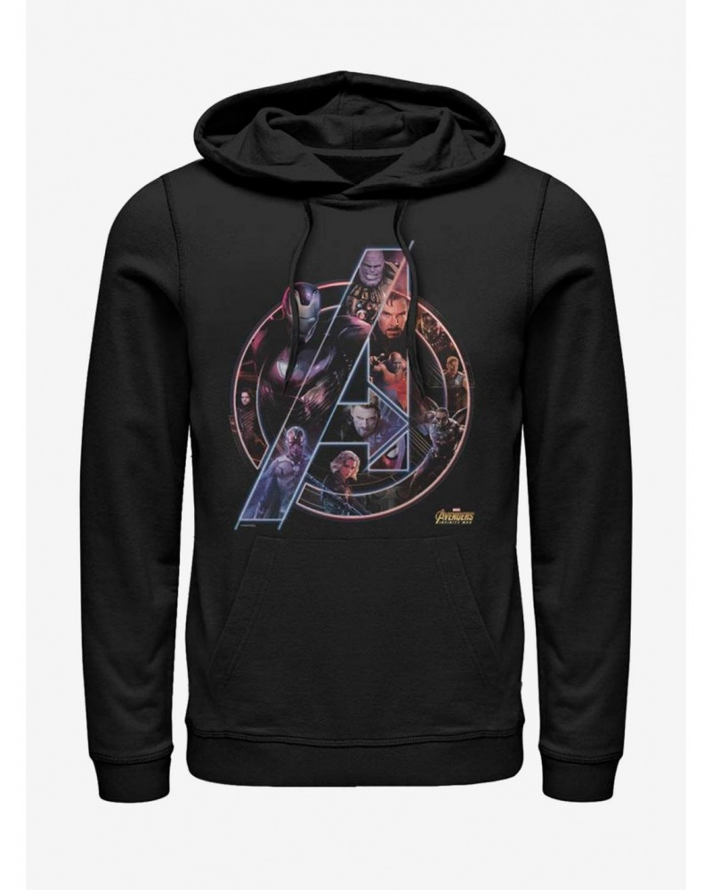 Marvel Avengers: Infinity War Logo Girls Hoodie $17.96 Hoodies